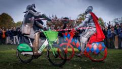 Bikes 'not for jousting,' says Lime after duel video — BBC Business, Munich Business news