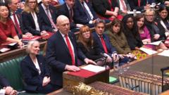 Chancellor John Healey delivers Autumn Budget speech, acknowledging predecessor Rachel Reeves.